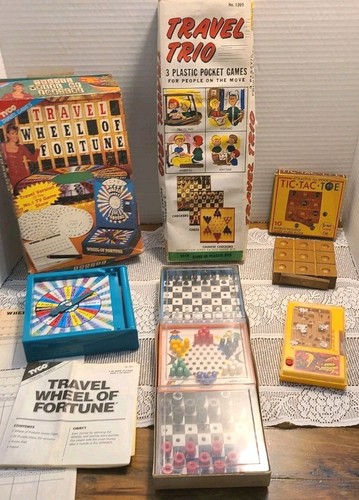 Vintage travel games - travel, games: